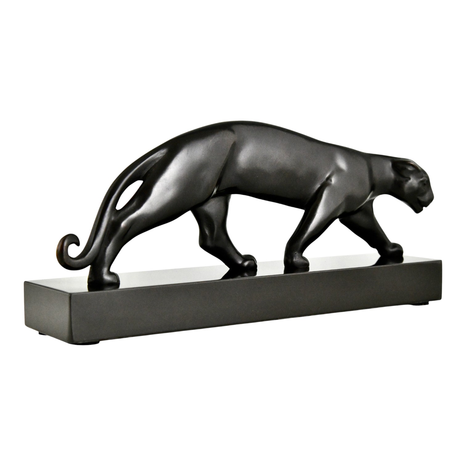 Art Deco bronze panther sculpture Art Deco bronze panther sculpture