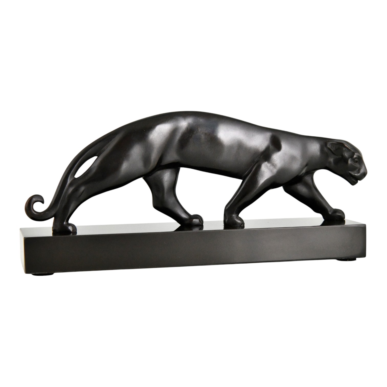 Art Deco bronze panther sculpture Art Deco bronze panther sculpture