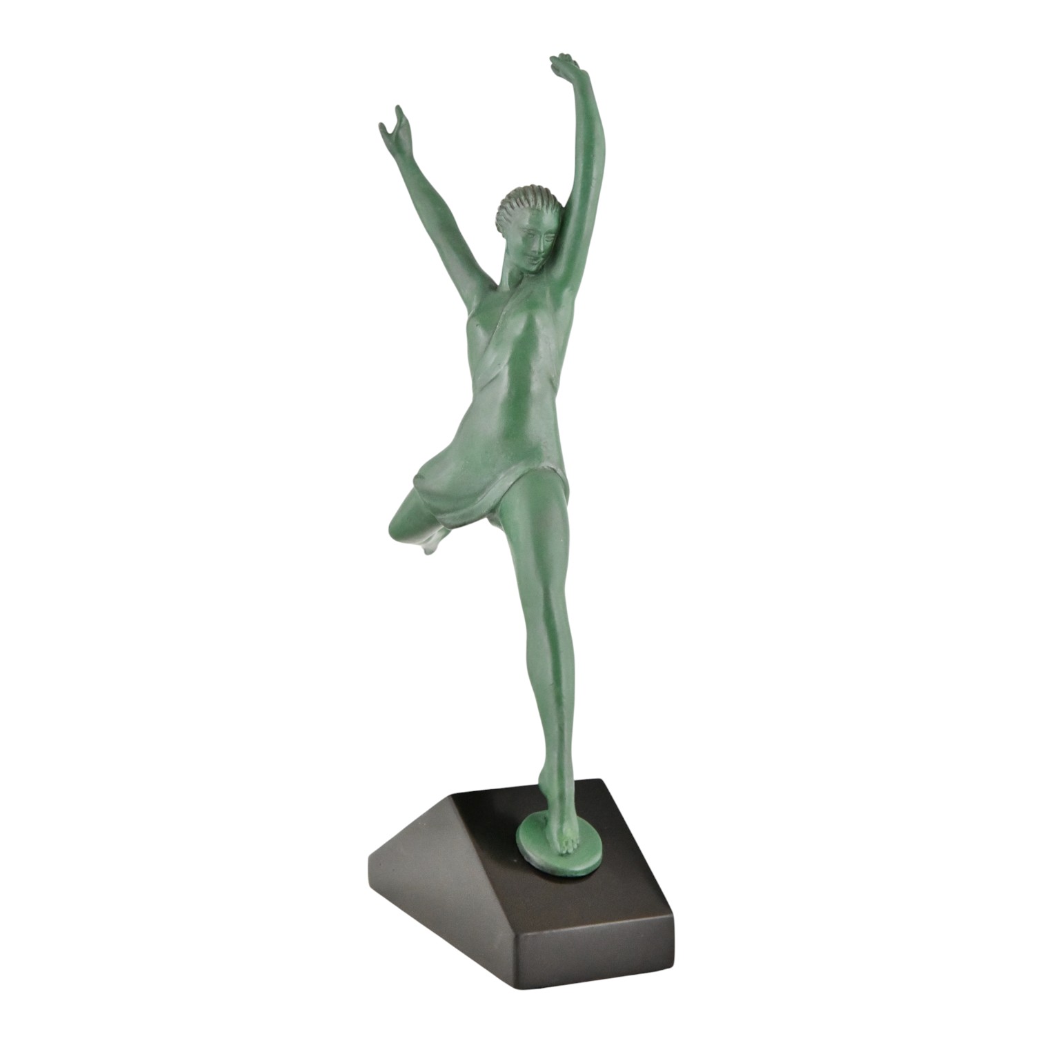 Art Deco Skulptur einer Frau OLYMPIE Art Deco Skulptur einer Frau OLYMPIE