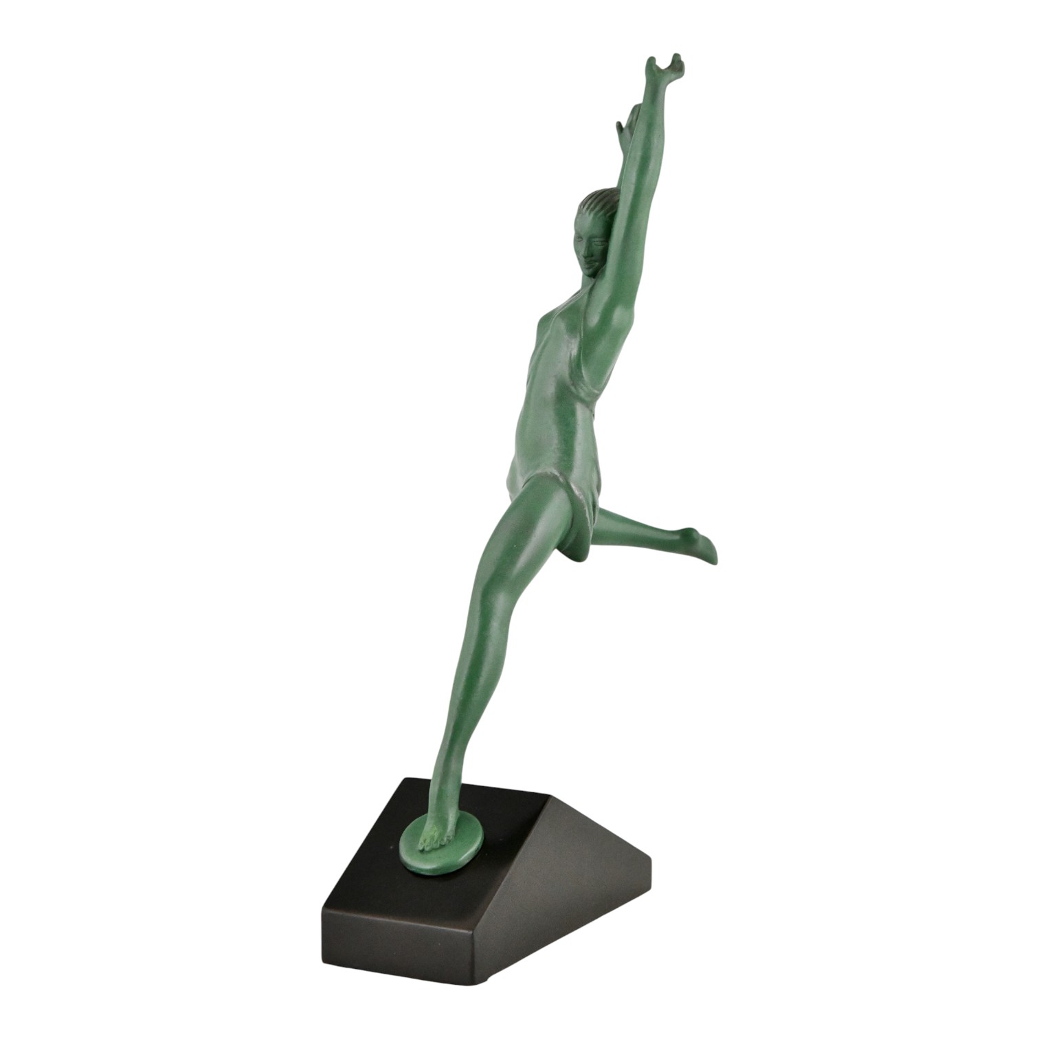 Art Deco Skulptur einer Frau OLYMPIE Art Deco Skulptur einer Frau OLYMPIE