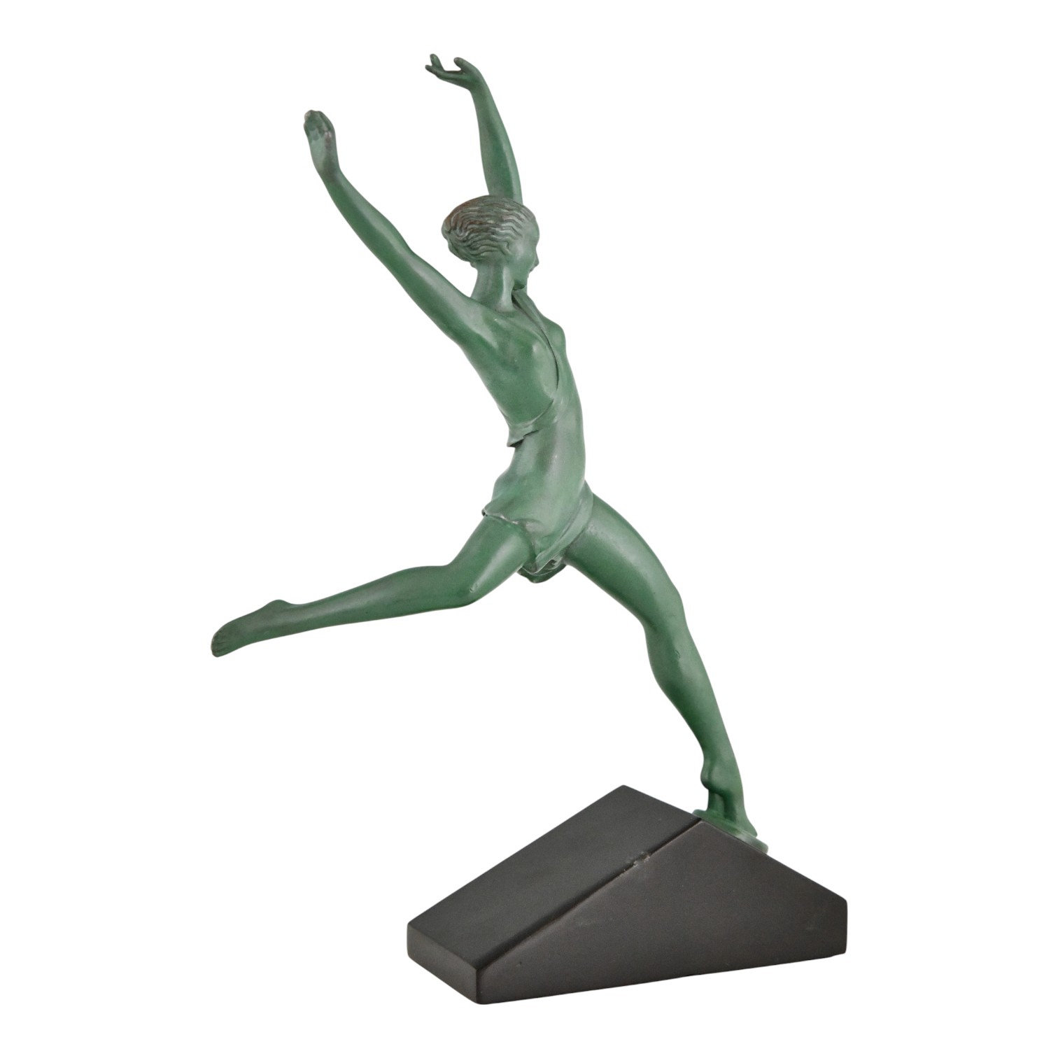 Art Deco Skulptur einer Frau OLYMPIE Art Deco Skulptur einer Frau OLYMPIE