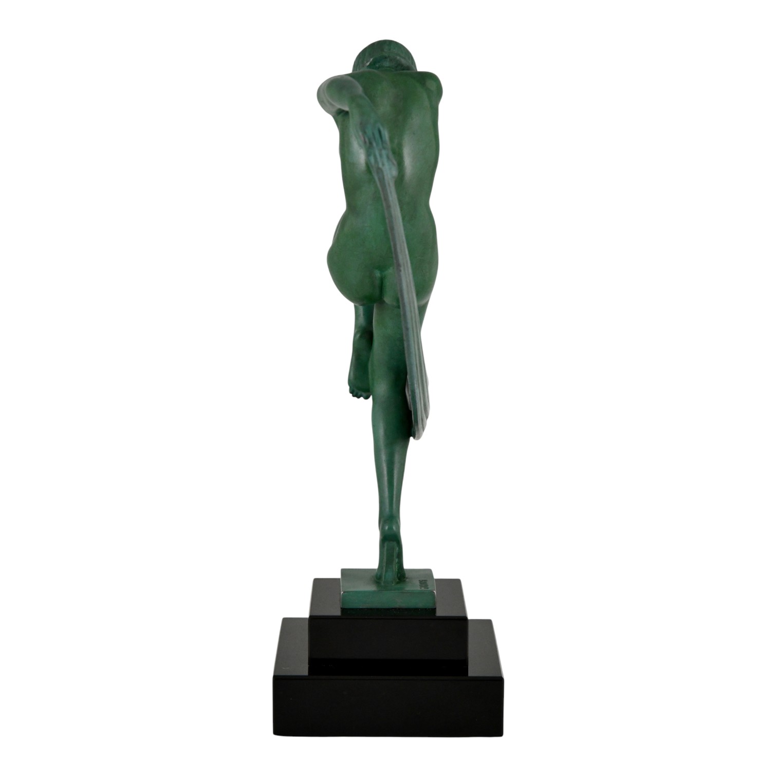Art Deco sculptuur danseres met sluier FOLIE Art Deco sculptuur danseres met sluier FOLIE