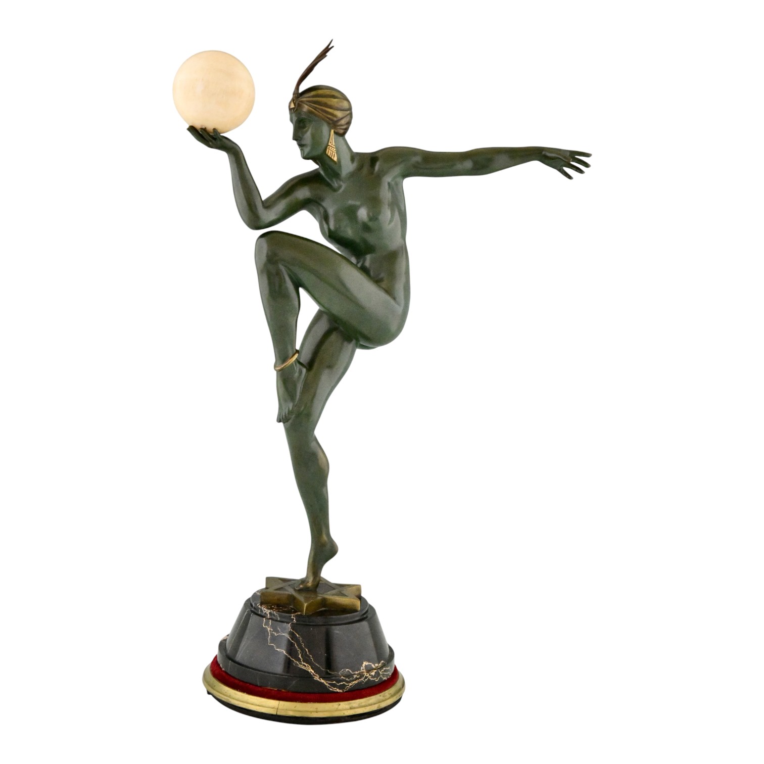 Art Deco Bronze Sculpture Ball Dancer STELLA Art Deco Bronze Sculpture Ball Dancer STELLA