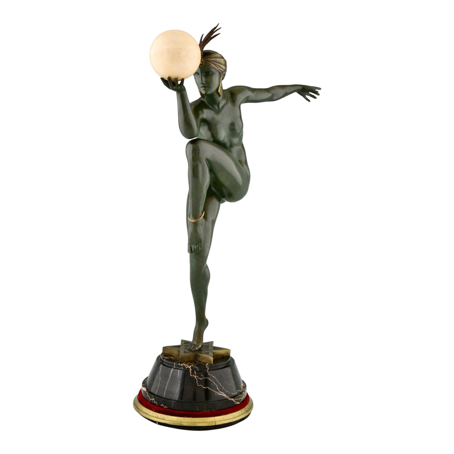 Art Deco Bronze Sculpture Ball Dancer STELLA Art Deco Bronze Sculpture Ball Dancer STELLA