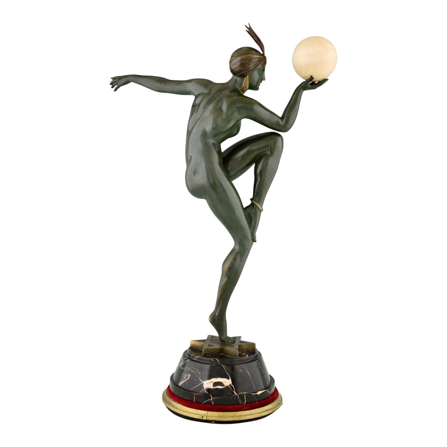 Art Deco Bronze Sculpture Ball Dancer STELLA Art Deco Bronze Sculpture Ball Dancer STELLA