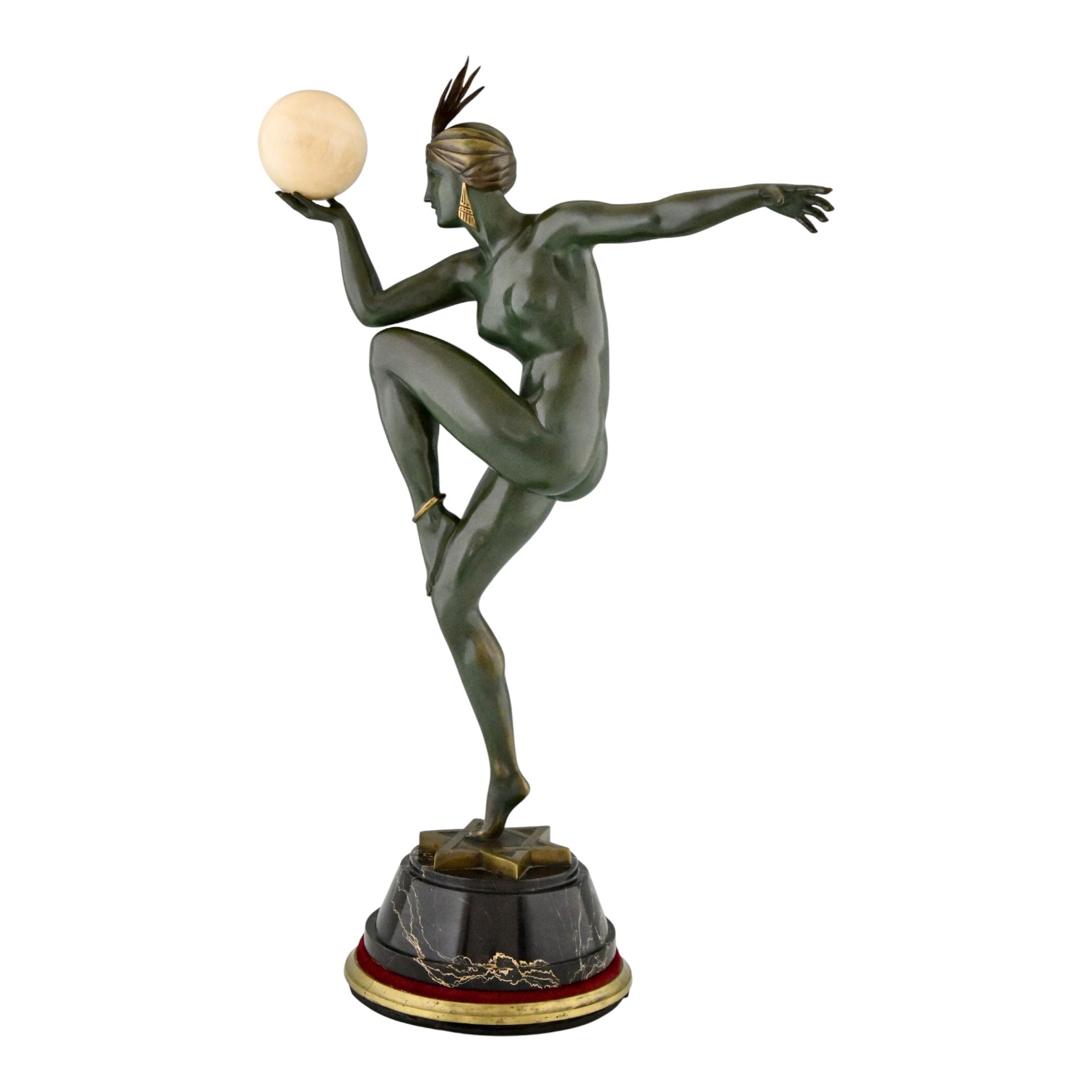 Art Deco Bronze Sculpture Ball Dancer STELLA Art Deco Bronze Sculpture Ball Dancer STELLA