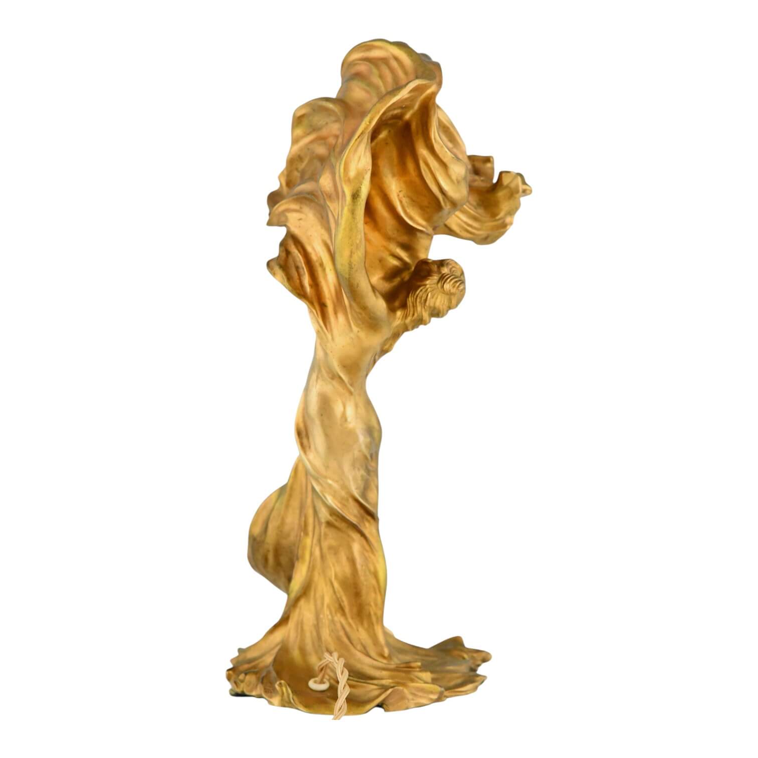 Art Nouveau bronzen lamp Loïe Fuller Art Nouveau bronzen lamp Loïe Fuller