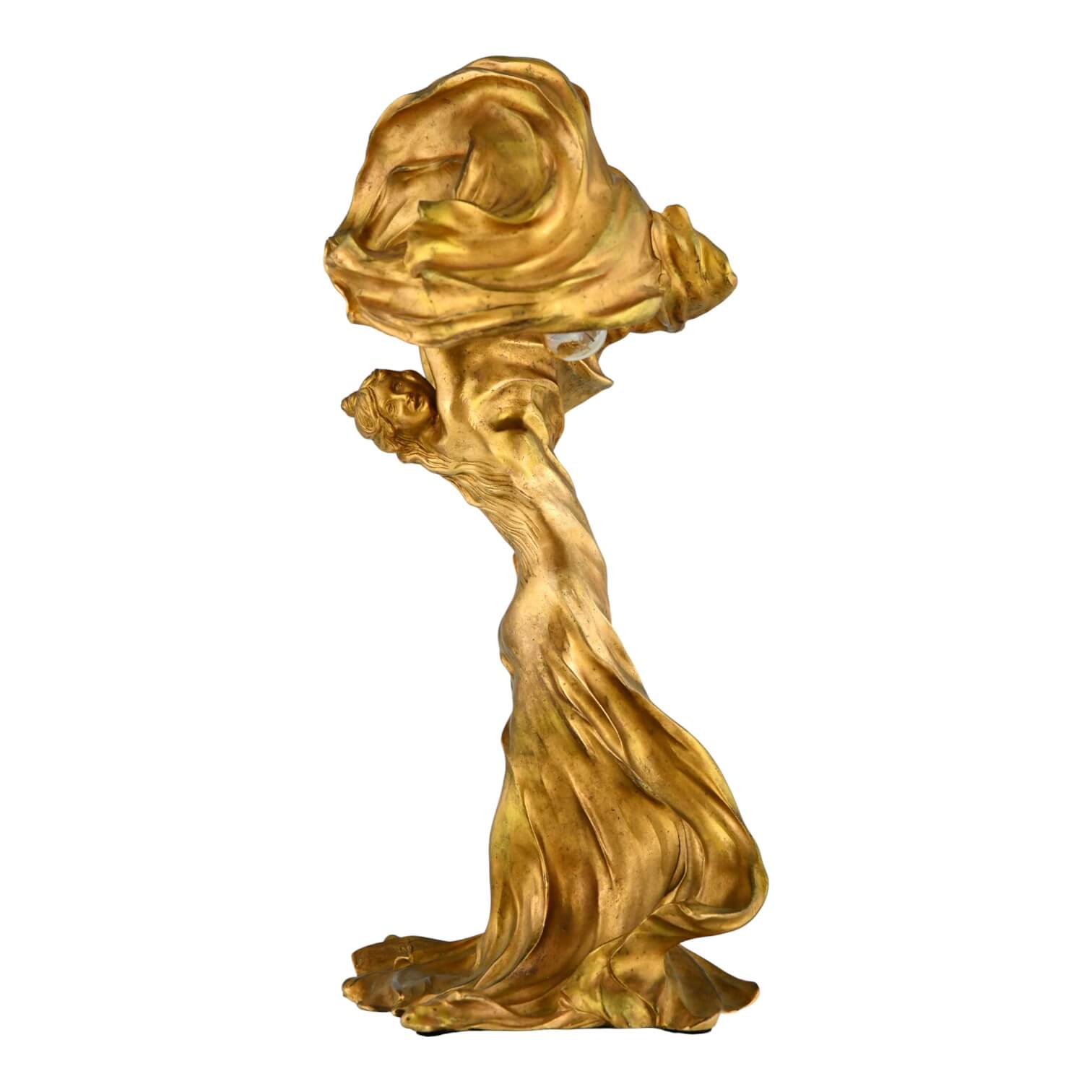 Art Nouveau bronzen lamp Loïe Fuller Art Nouveau bronzen lamp Loïe Fuller