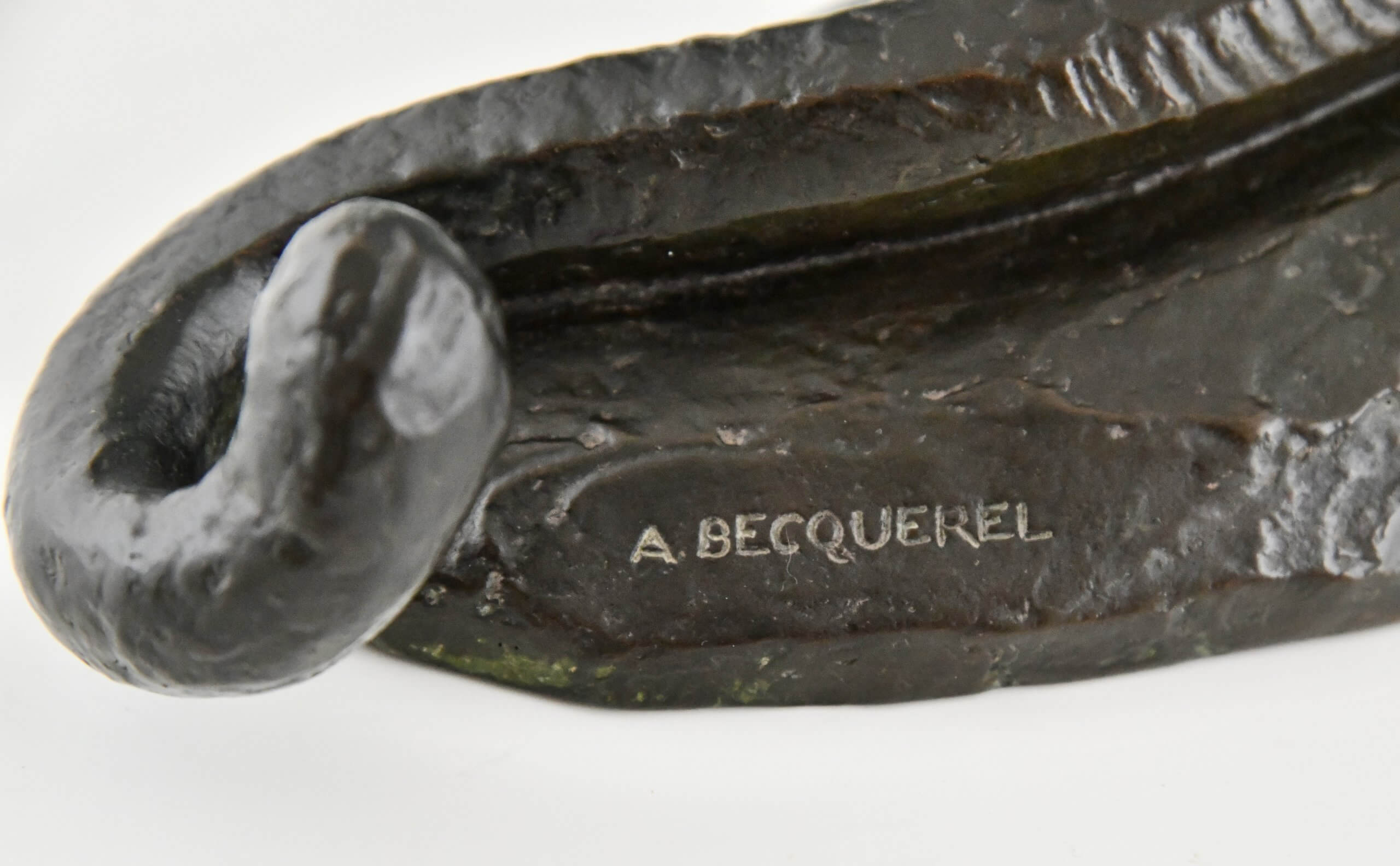 Art Deco bronzen panter sculptuur Art Deco bronzen panter sculptuur