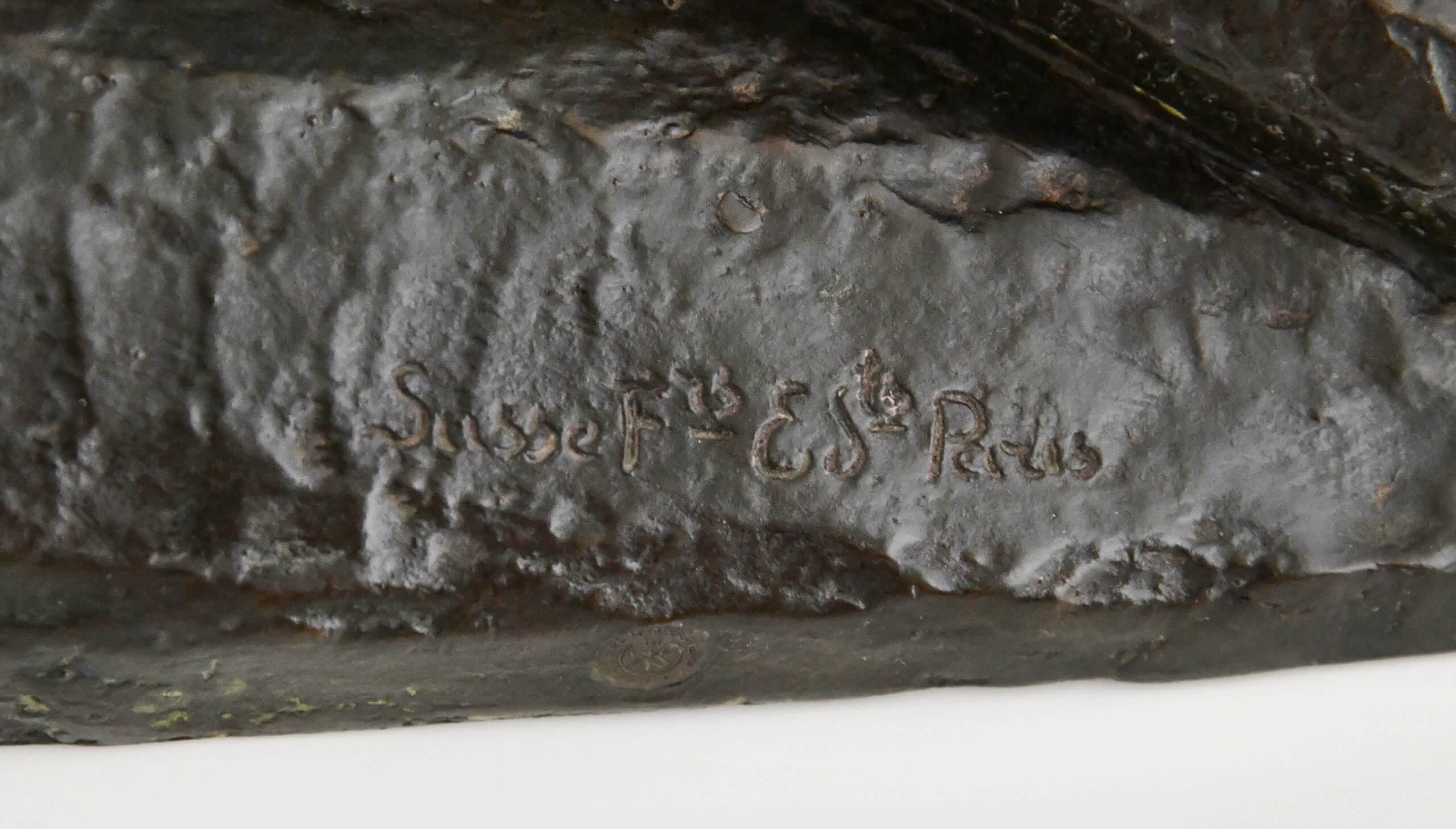 Art Deco bronzen panter sculptuur Art Deco bronzen panter sculptuur