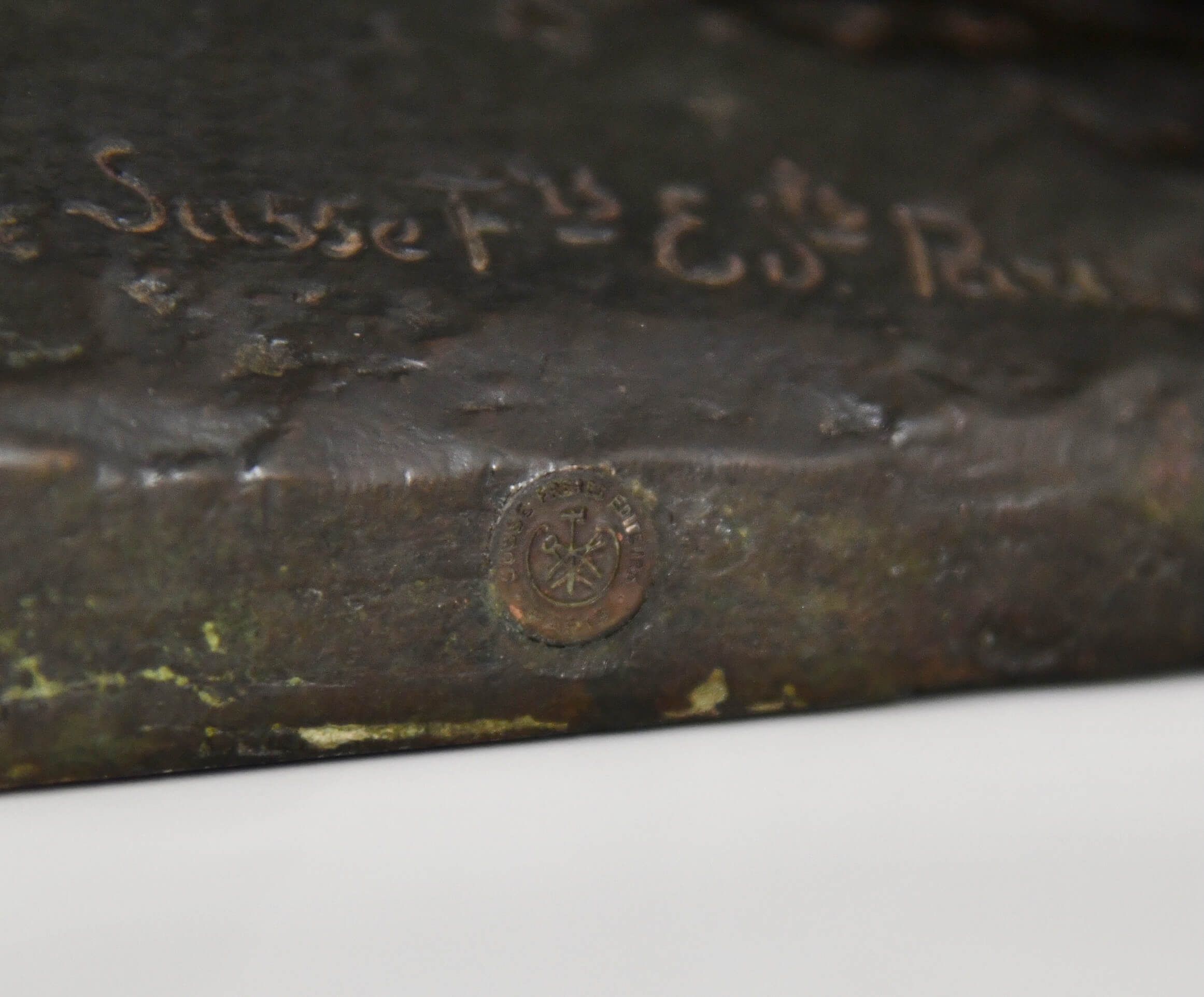 Art Deco bronzen panter sculptuur Art Deco bronzen panter sculptuur