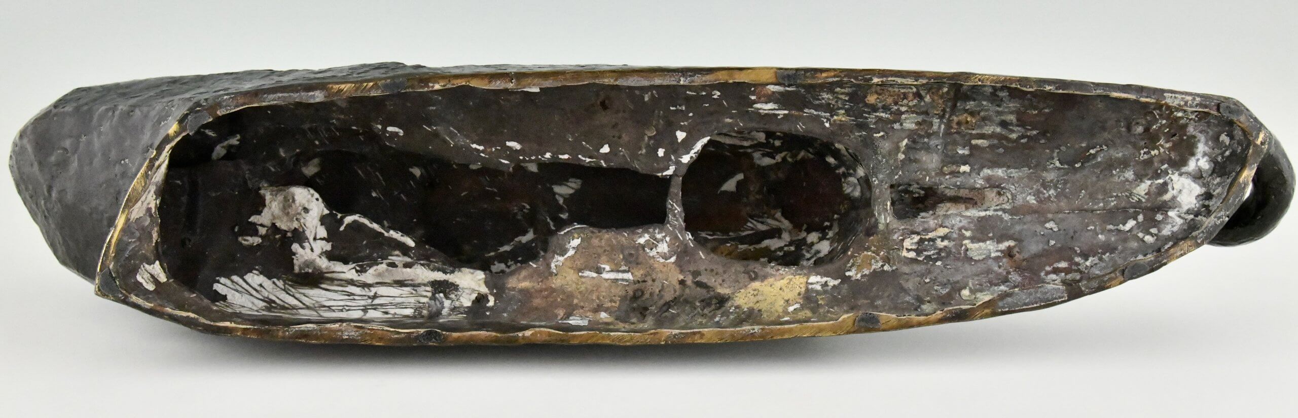 Art Deco bronzen panter sculptuur Art Deco bronzen panter sculptuur