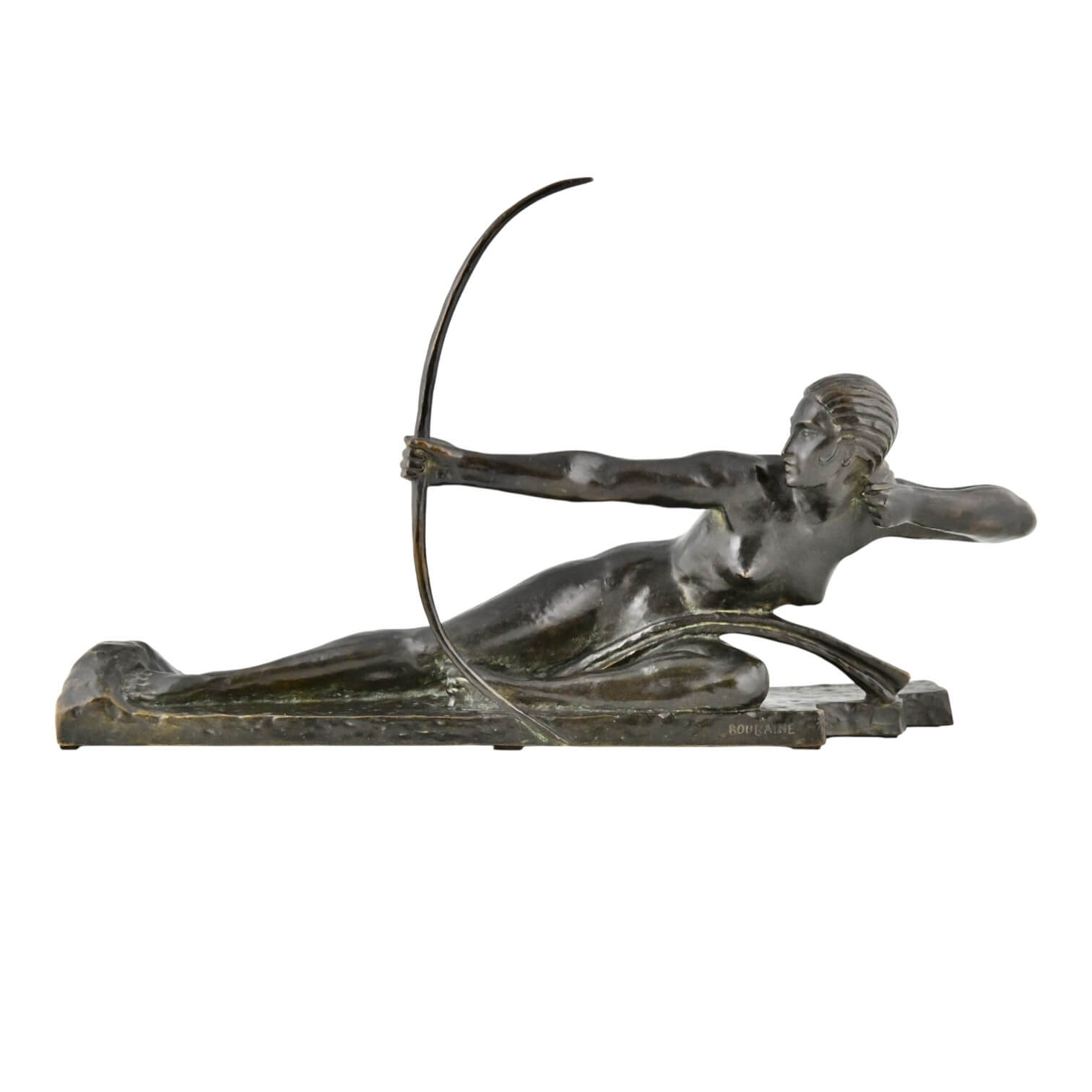 Art Deco bronze sculpture Penthesilia Queen of the Amazons by Marcel Bouraine