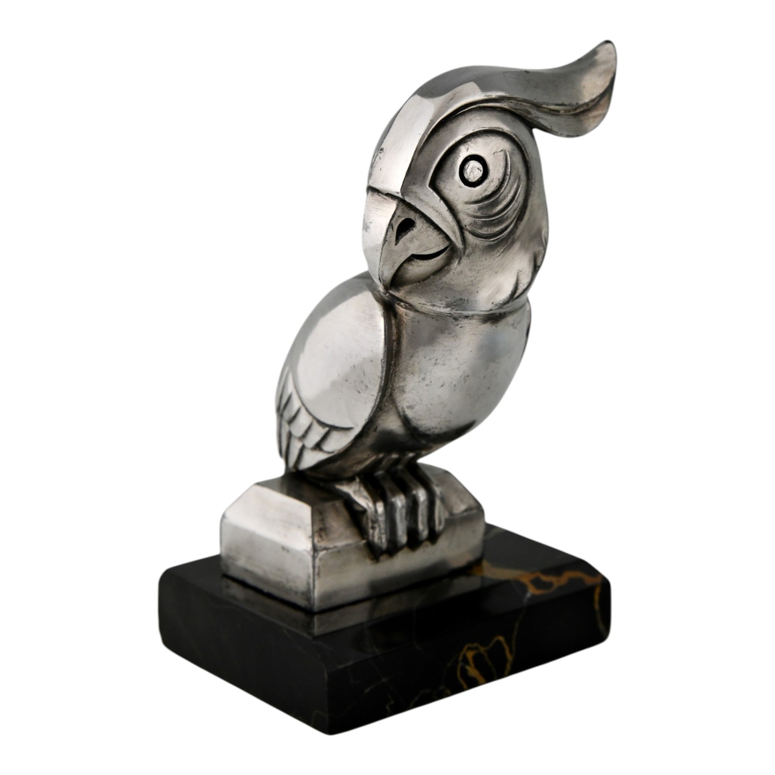 Art Deco papegaai boekensteunen Art Deco papegaai boekensteunen