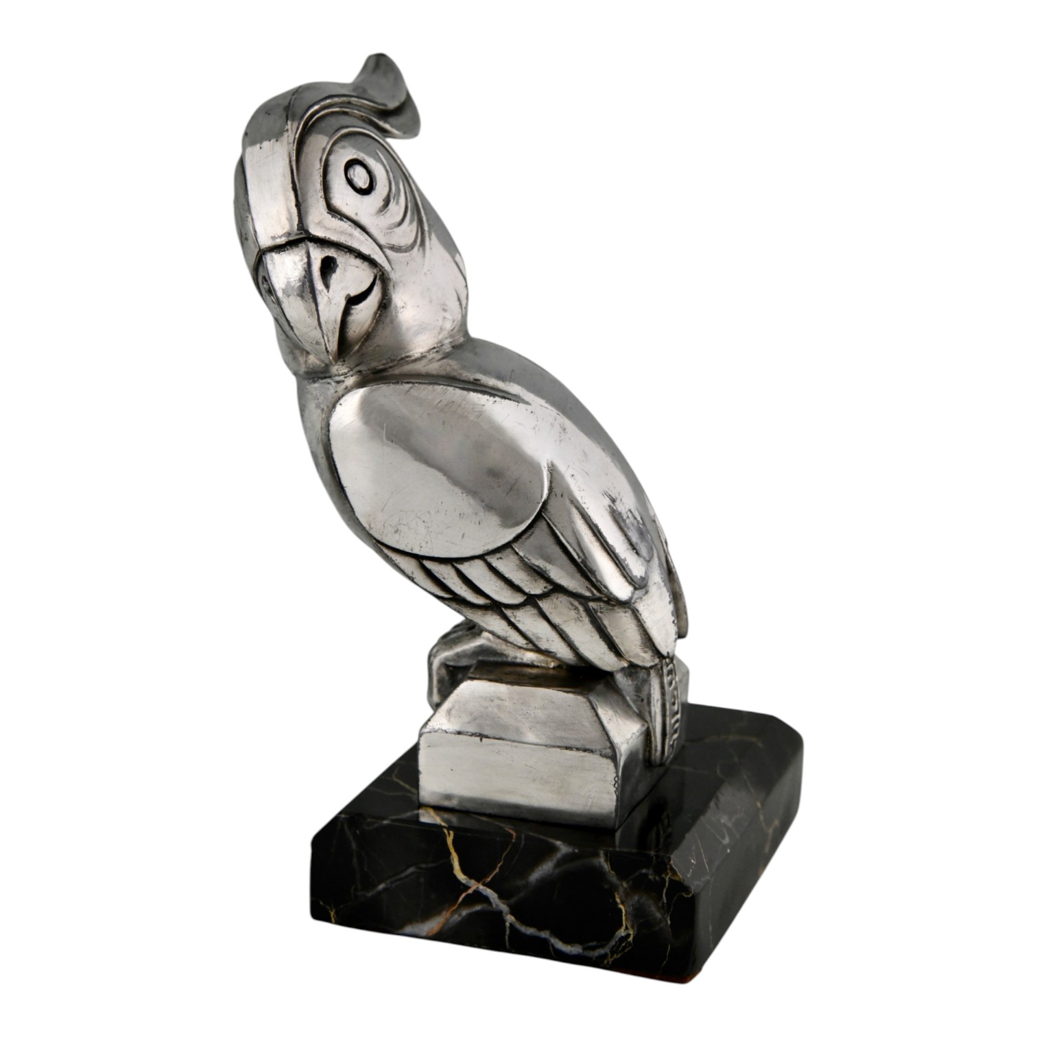 Art Deco papegaai boekensteunen Art Deco papegaai boekensteunen