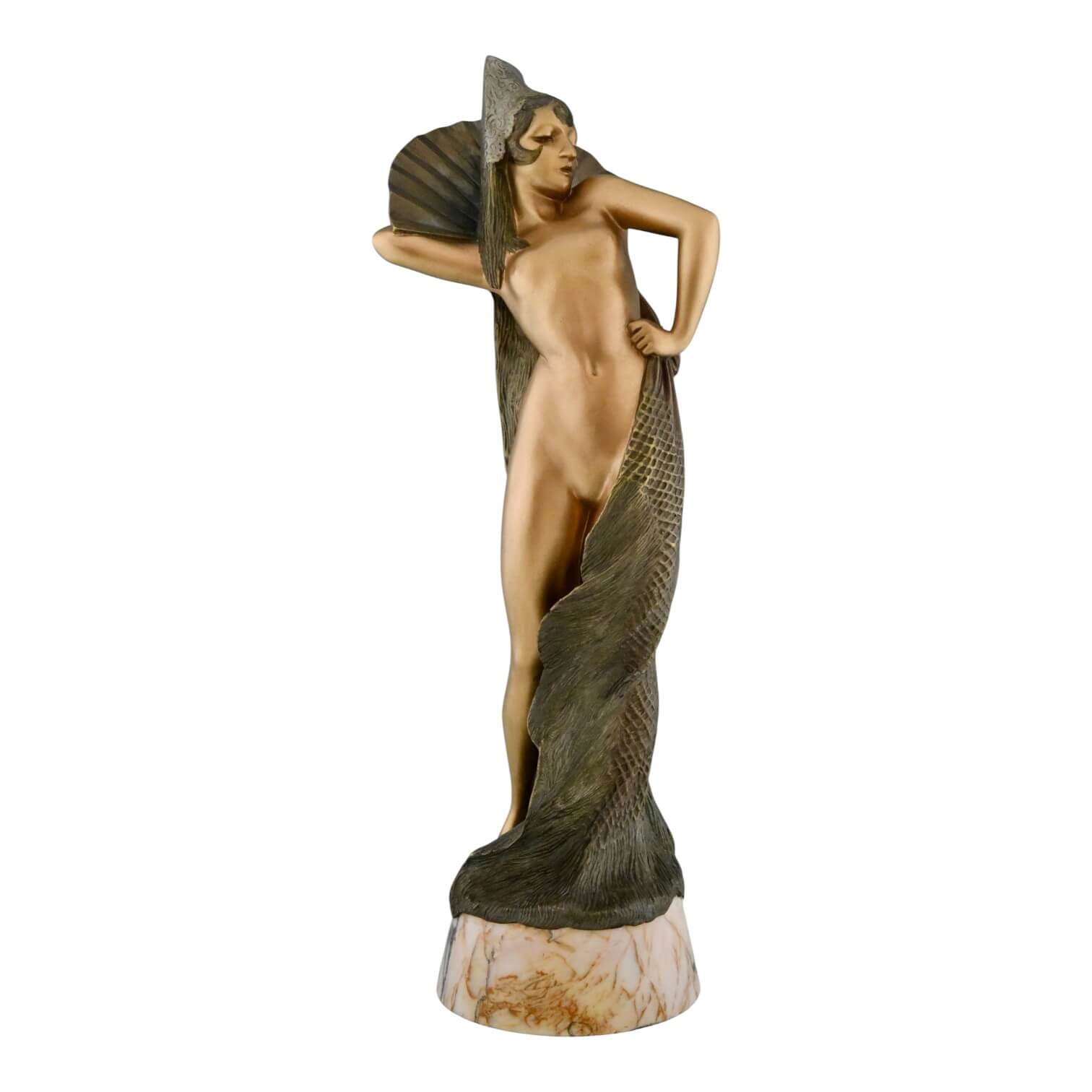Art-Déco Bronze Spanische Tänzerin Art Deco bronze Guiraud Rivière spanish dancer - 1