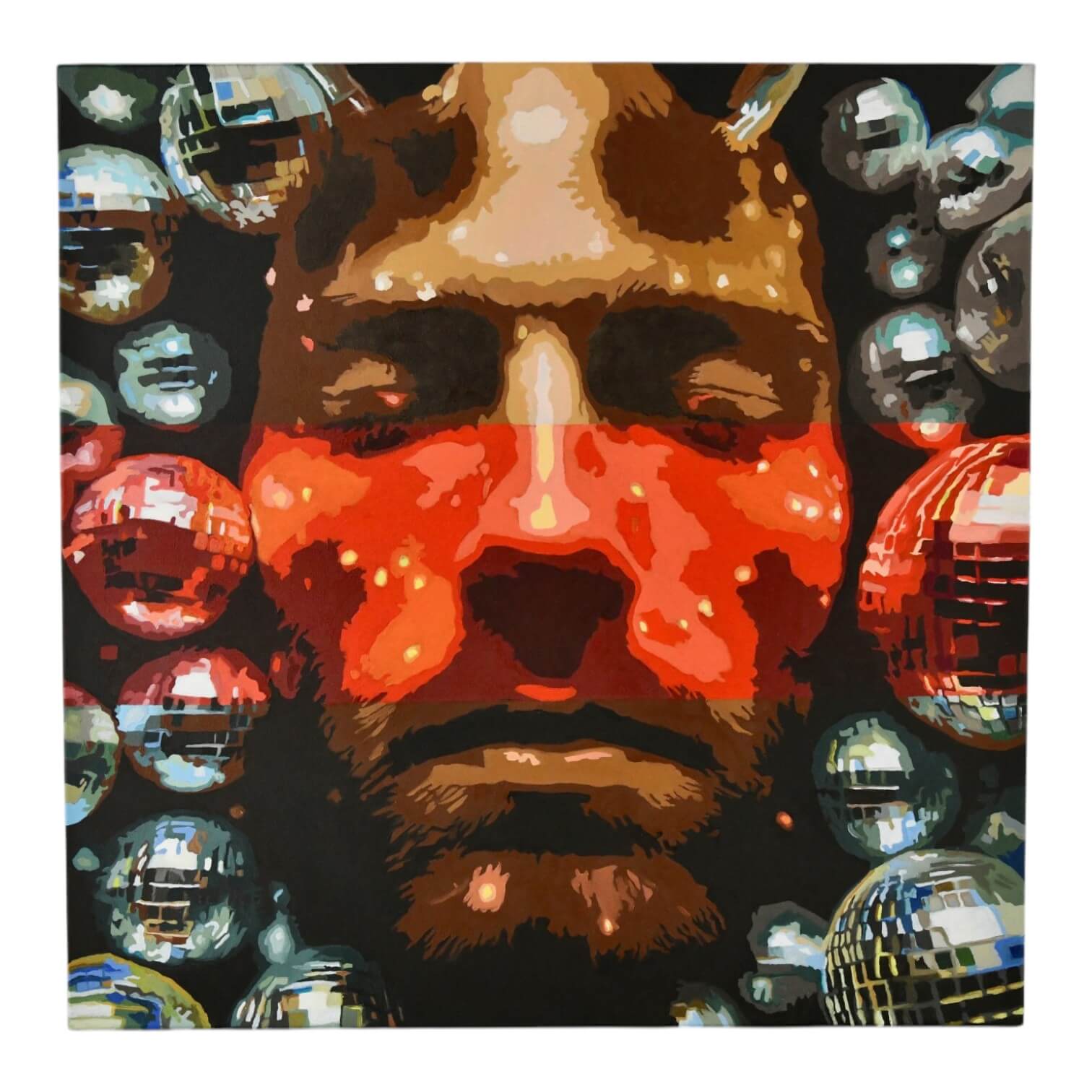 DISCO BOY – Zeitgenössisches Gemälde, 2025 Carole Grandgirard painting disco boy - 1