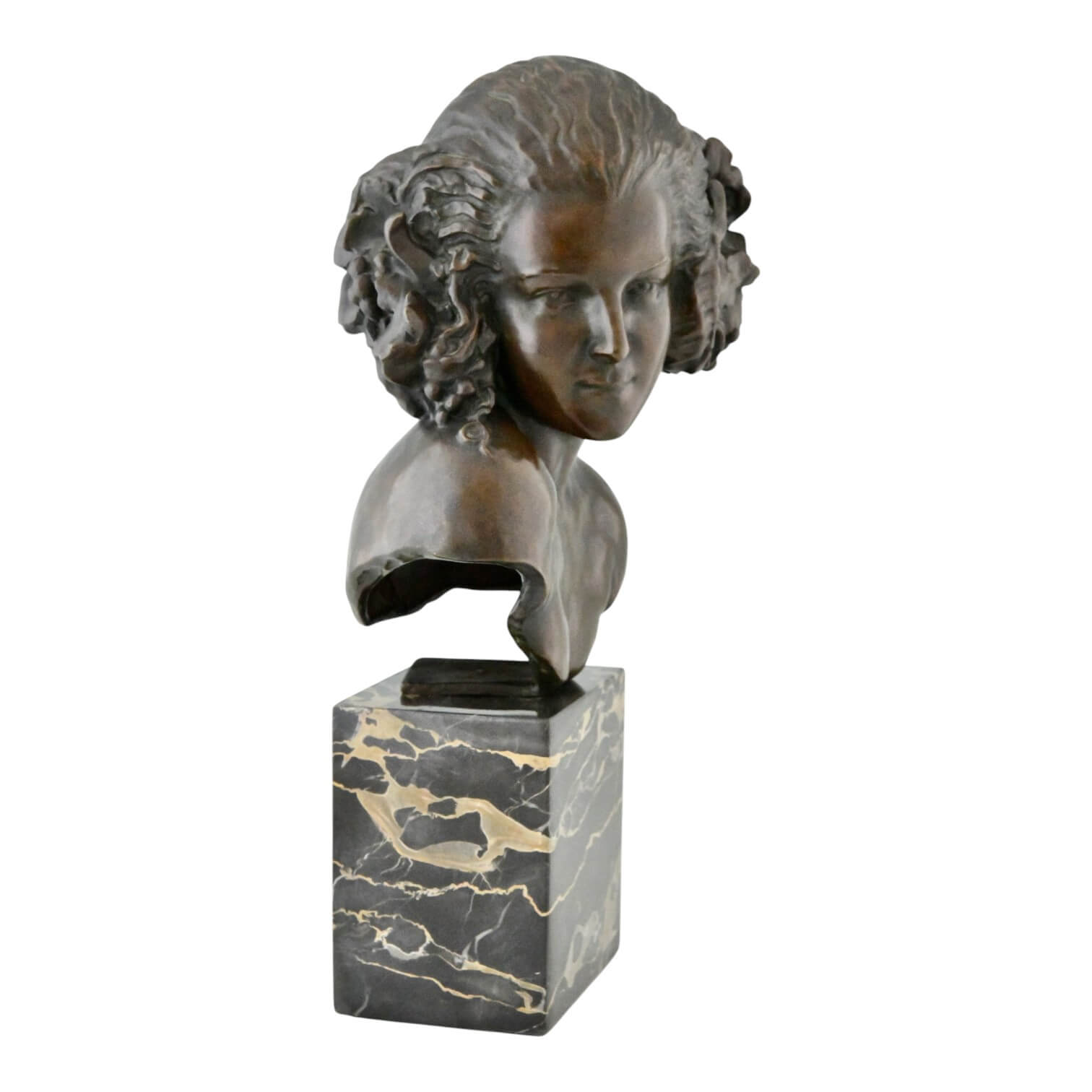 La Faunesse Art Deco Bronze Bust La Faunesse Art Deco Bronze Bust