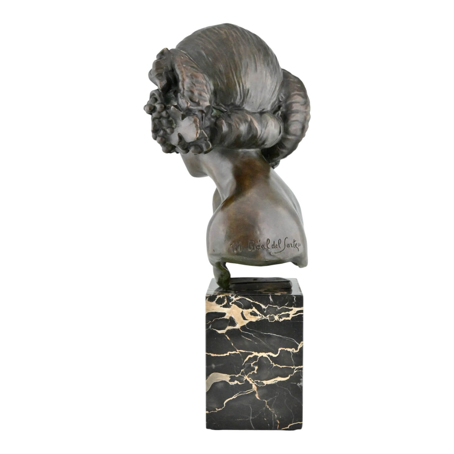 La Faunesse Art Deco Bronze Bust La Faunesse Art Deco Bronze Bust