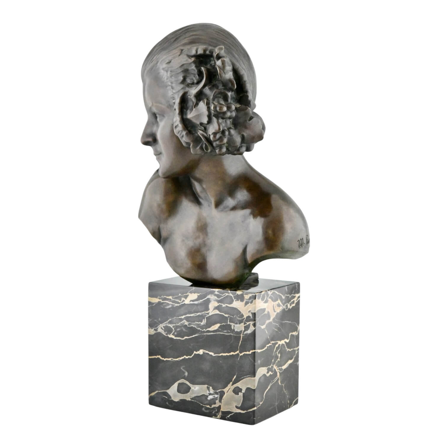 La Faunesse Art Deco Bronze Bust La Faunesse Art Deco Bronze Bust