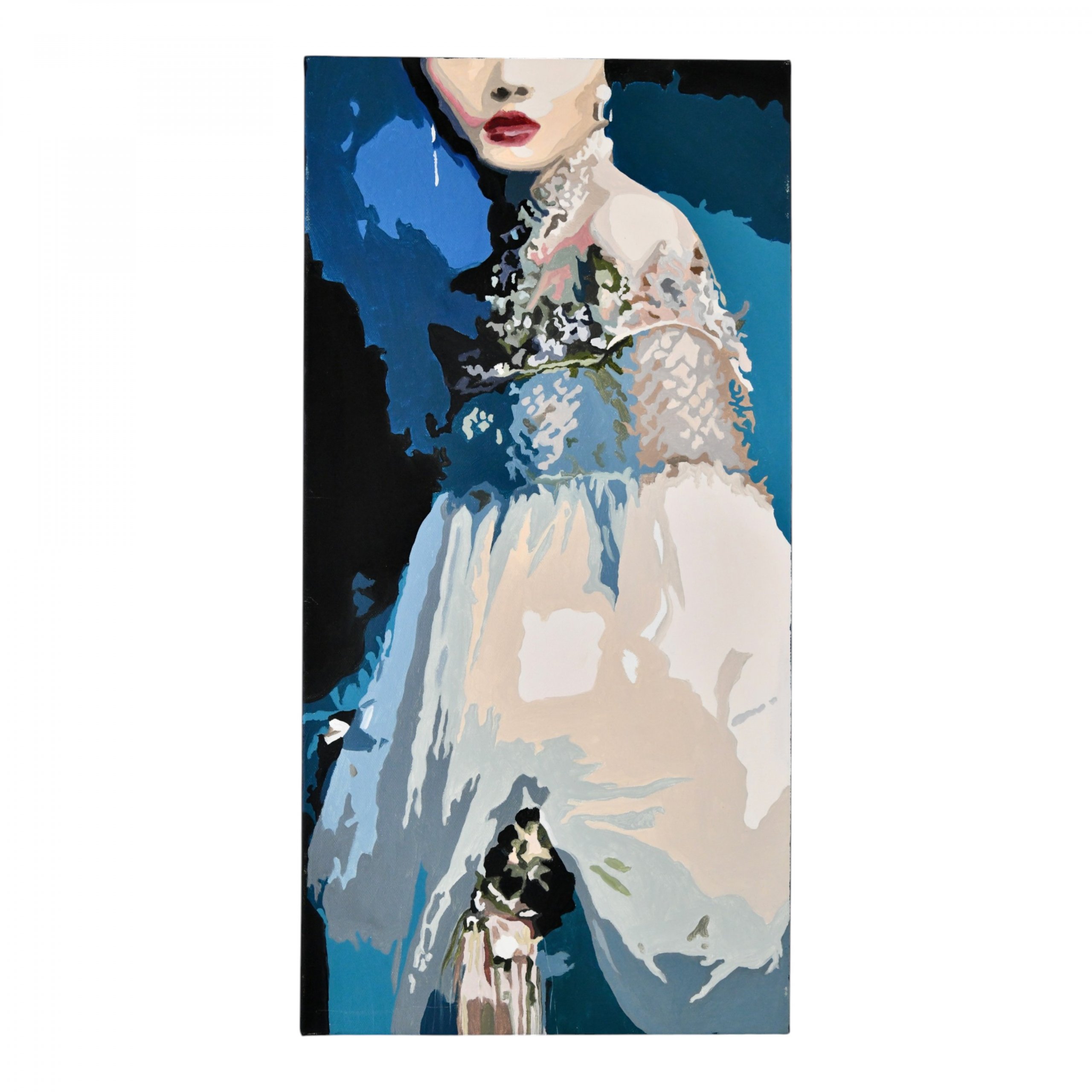 Oil painting LA ROBE Carole Grandgirard painting la robe - 1