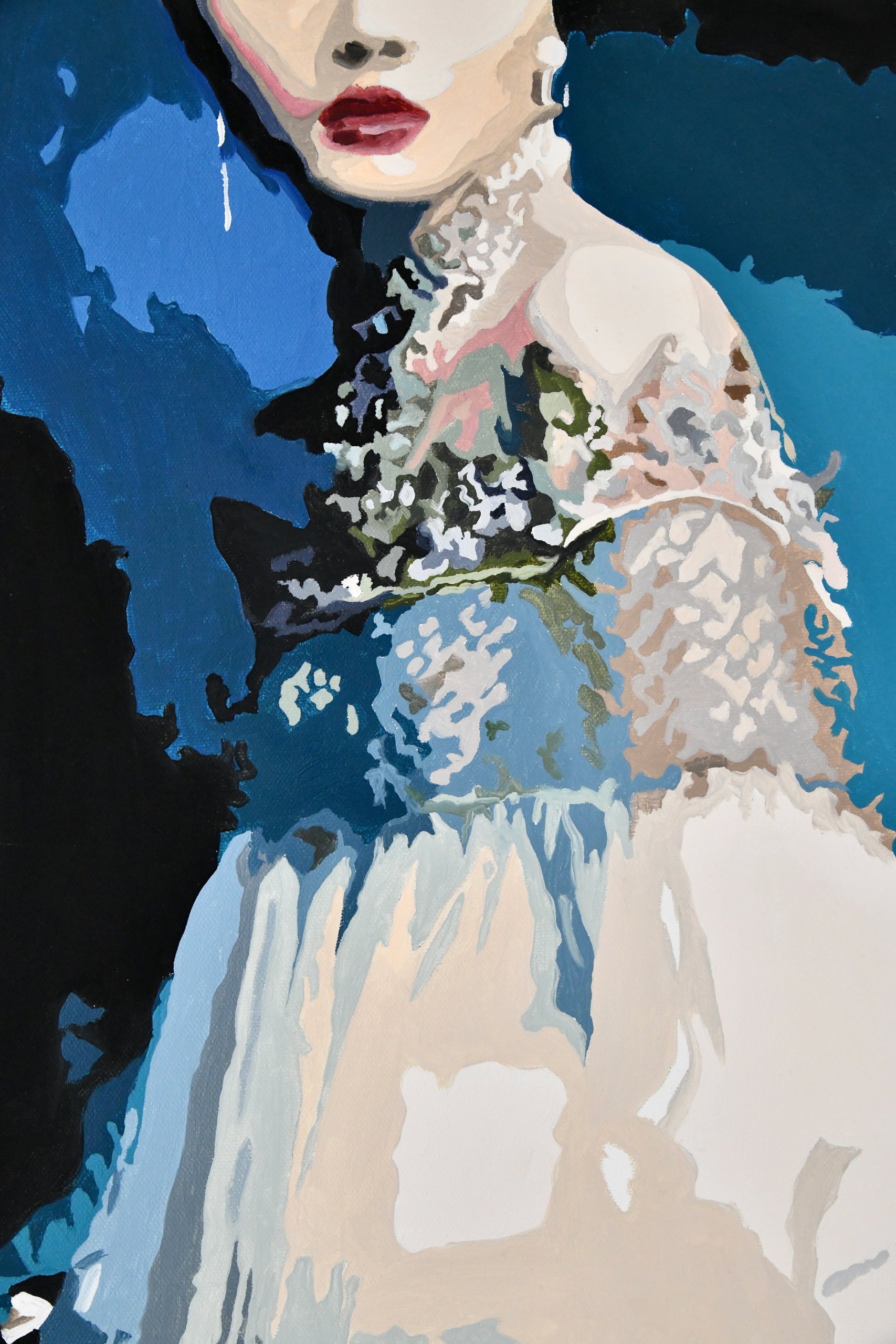 Oil painting LA ROBE Oil painting LA ROBE