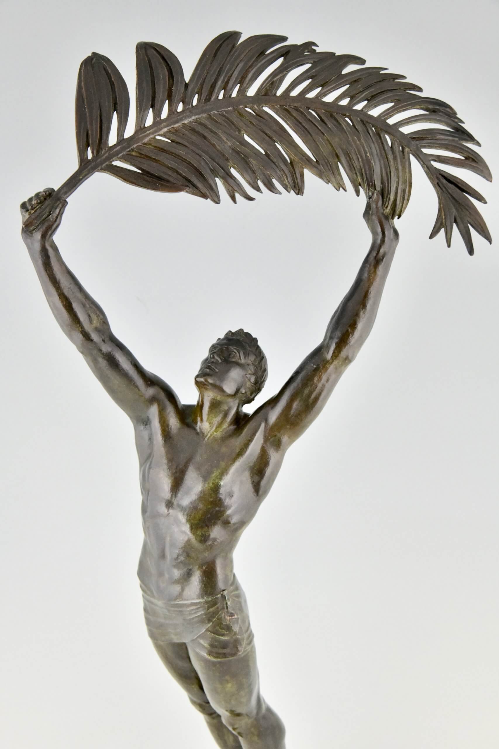 Victory – Art-Déco Bronze Athleten Victory – Art-Déco Bronze Athleten