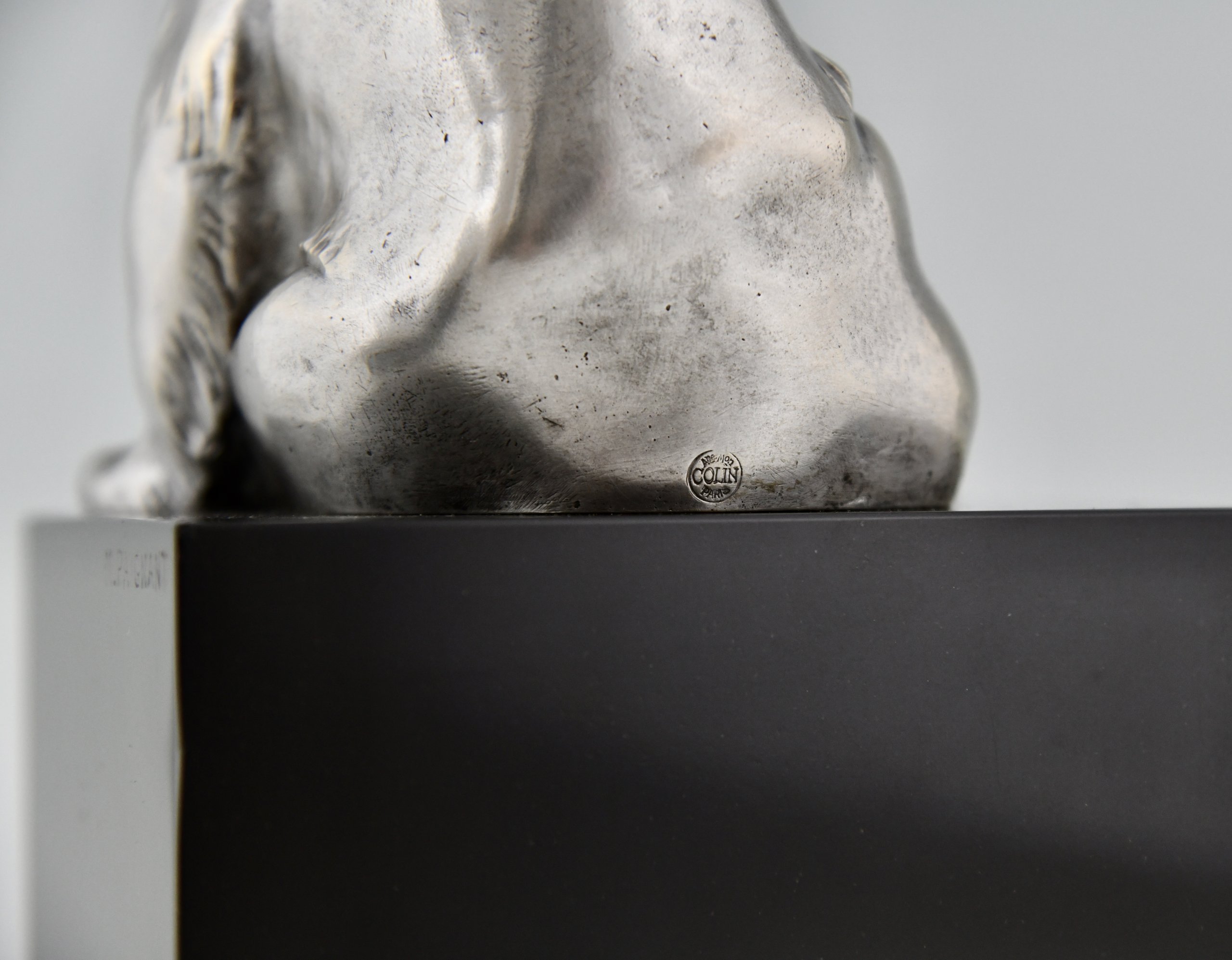Art-Déco Buchstützen mit Eisbären Art-Déco Buchstützen mit Eisbären